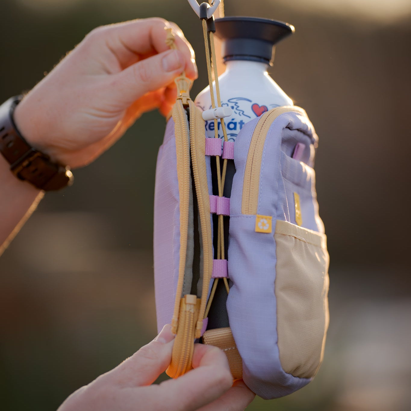 Hydration Shoulder Bag Lavender Mix - Woolly Wolf