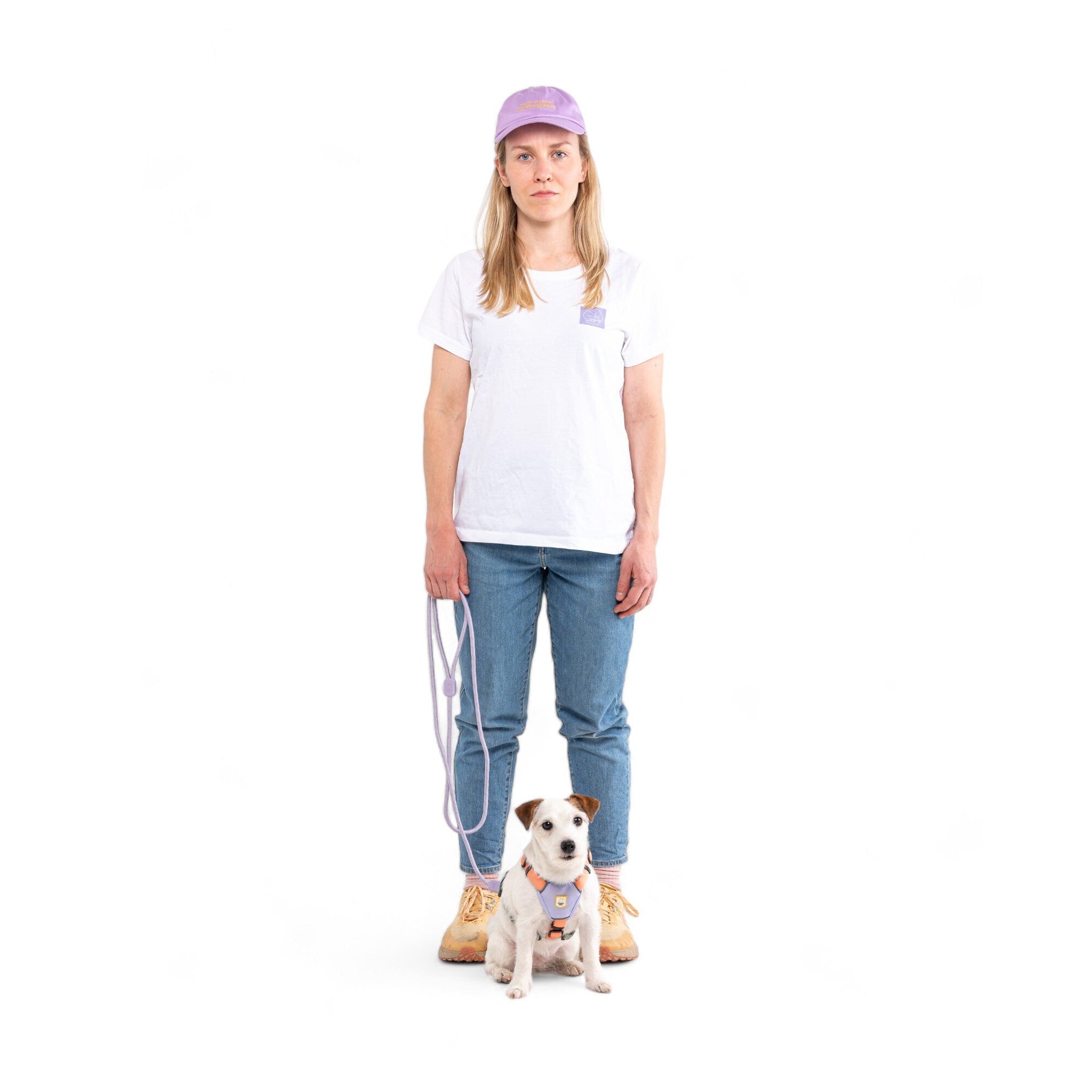 Color Block Harness: 5-Point Adjustable Support - Woolly Wolf
