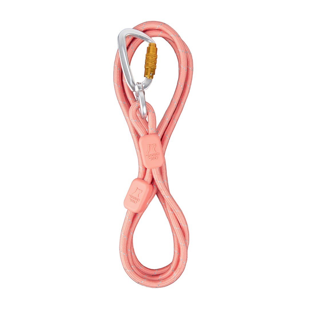 A Rope Leash Thin Salmon Pink Color