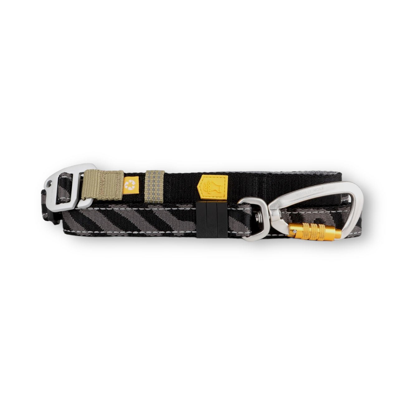 Roam Adjustable Leash - Black Ripple